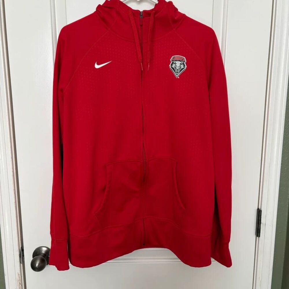 Nike Therma-FIT New Mexico Lobos Full-Zip Hoodie Red XL